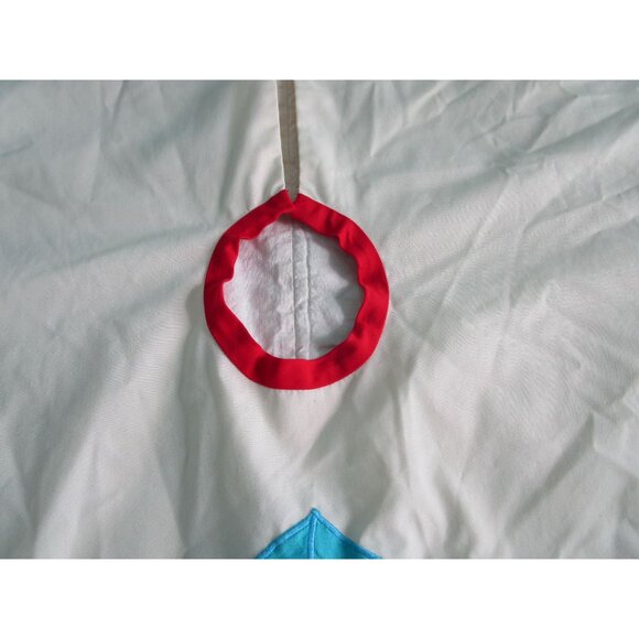 Vintage House Of Hatten Southwest Santa Applique Tree Skirt 58" Cotton Poly GUC - Picture 14 of 16